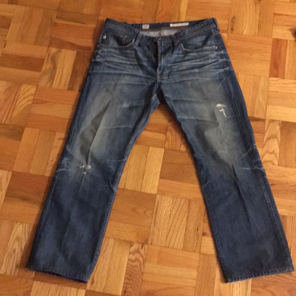 Ag Adriano Goldschmied Protege Straight Leg Jeans Size 34